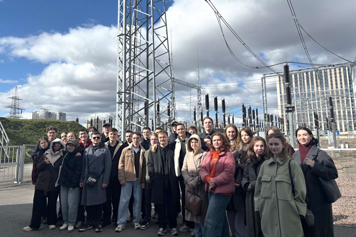 Студенты ВШЭС посетили подстанцию «Чесменская» в Санкт-Петербурге