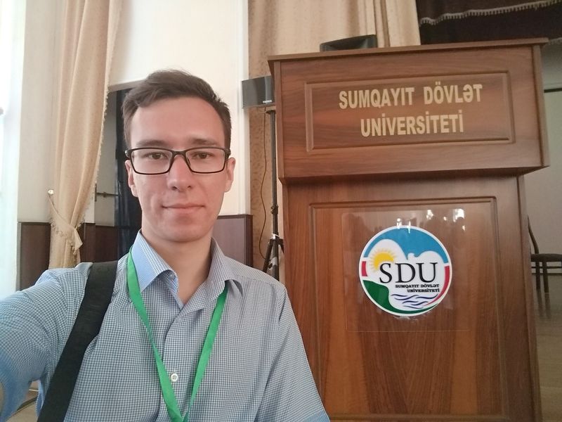 Студент ИЭиТС принял участие в международной конференции в Азербайджане